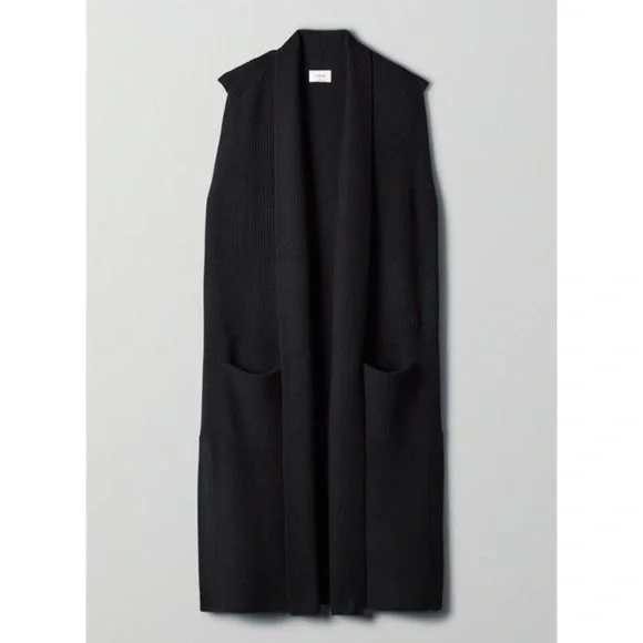 NWOT Aritzia Wilfred Dunkirk Sweater Vest - Picture 2 of 5